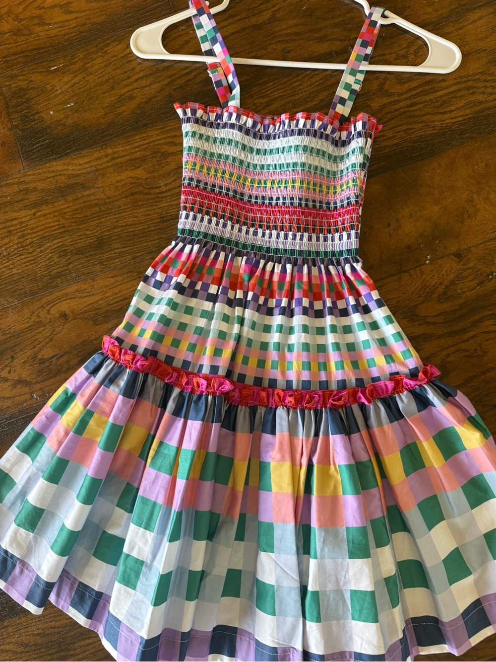 Hill House Pastel Multi-Stripe Smocked Mini Dress
Size XXXS!!!!! - Picture 2 of 4